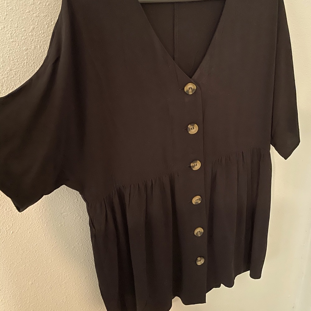 ASOS button down mini dress